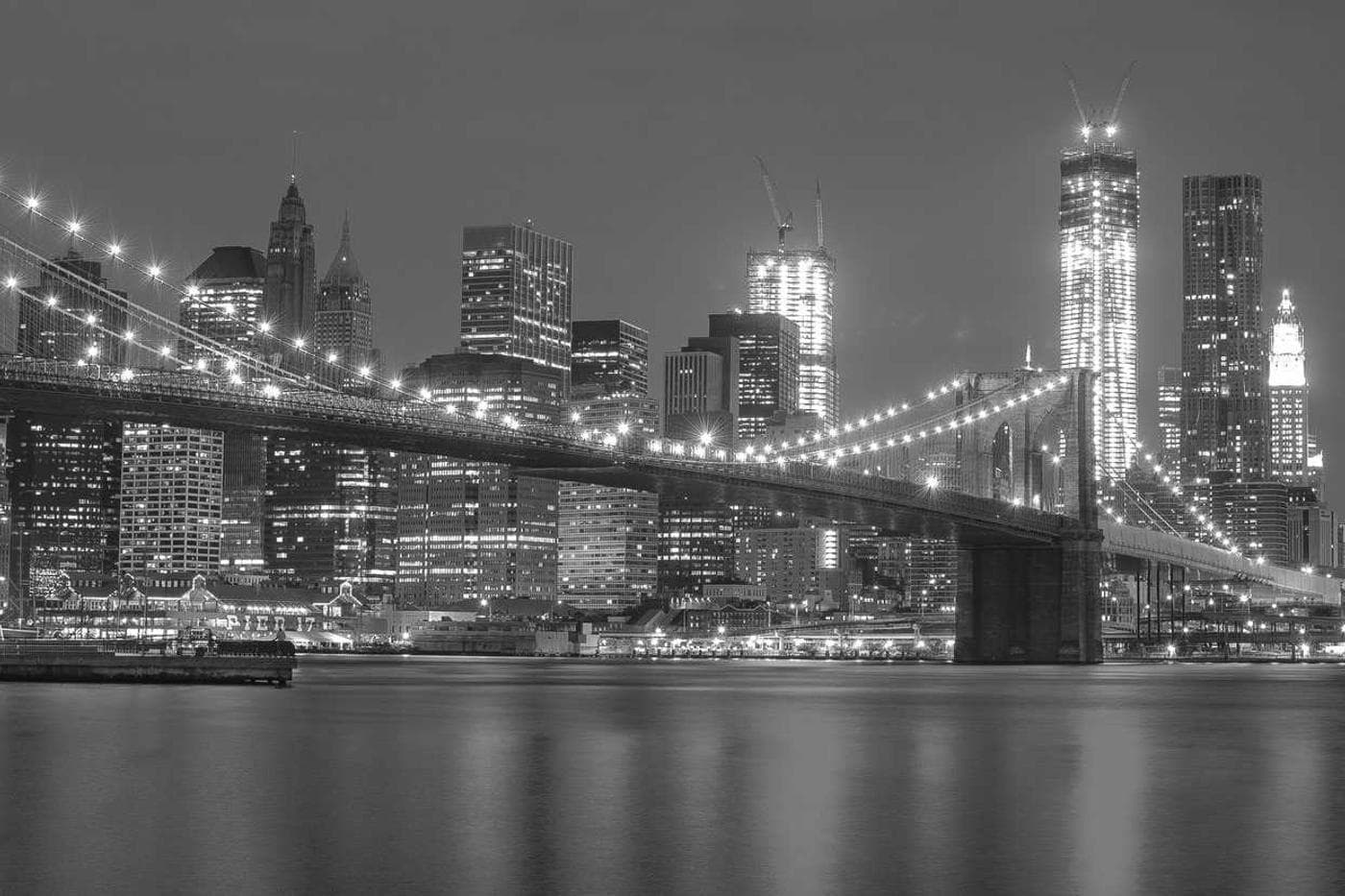 Cầu Brooklyn về đêm